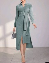 Prachtige elegante corrigerende sjieke overhemdjurk jurk maat XL