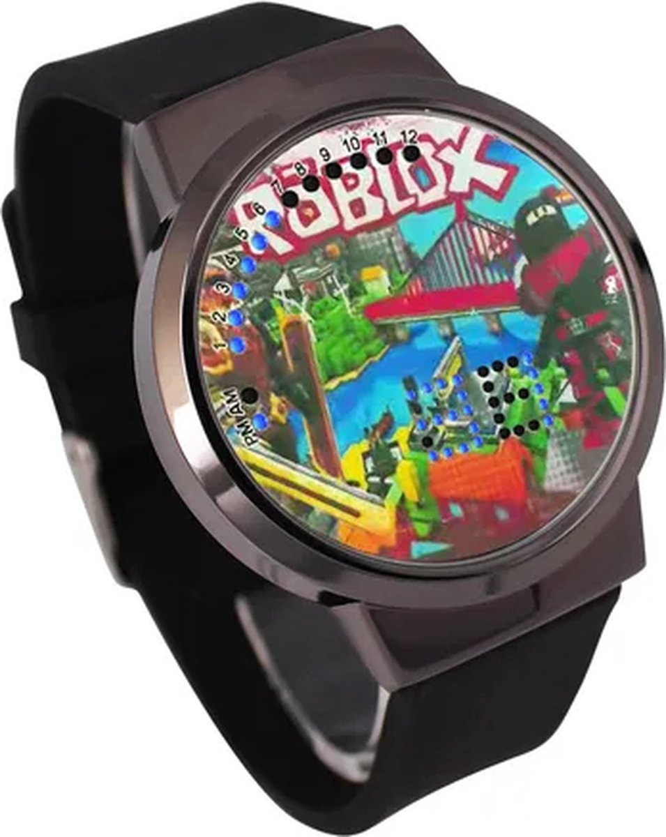 Roblox - Horloge - Leerklok - LED - Touchscreen - Waterdicht - Kinderhorloge - Klok -Roblox horloge - Roblox Klok - Polshorloge - Sport - Team E