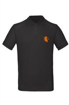 Polo shirt WK voetbal | Oranje Polo | EK Polo | Unisex Polo met zwarte bedrukking | Oranje polo met bedrukking | Maat XS