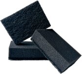 Tampons à récurer noirs - Set de 3 - Qualité et durabilité - Perfect pour le nettoyage - 3BMT®