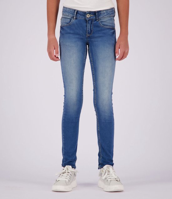 Vingino Bettine Jeans Meisjes - Broek - Blauw - Maat 158