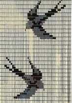 Hulzen vliegengordijn Zwaluwen Creme 100x240 cm