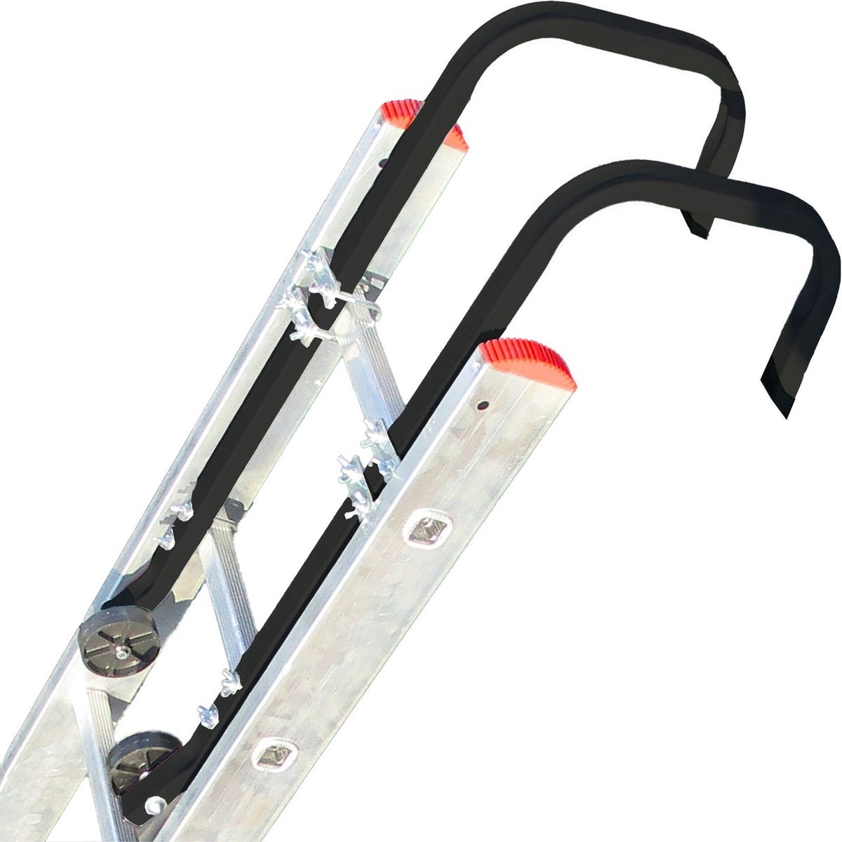 Viking Choice Nokhaak dakhaak voor ladders 50x22 cm zwart