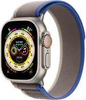 Apple Watch Ultra Trail bandje - 49mm - Blauw/Grijs- Small/Medium