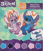 Disney - Stitch - Waterverf blok - met kwast - kleurboek