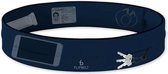 FlipBelt Classic - Running Belt – Hardloopriem voor Telefoon, Water en Meer – Unisex - Donker blauw - S