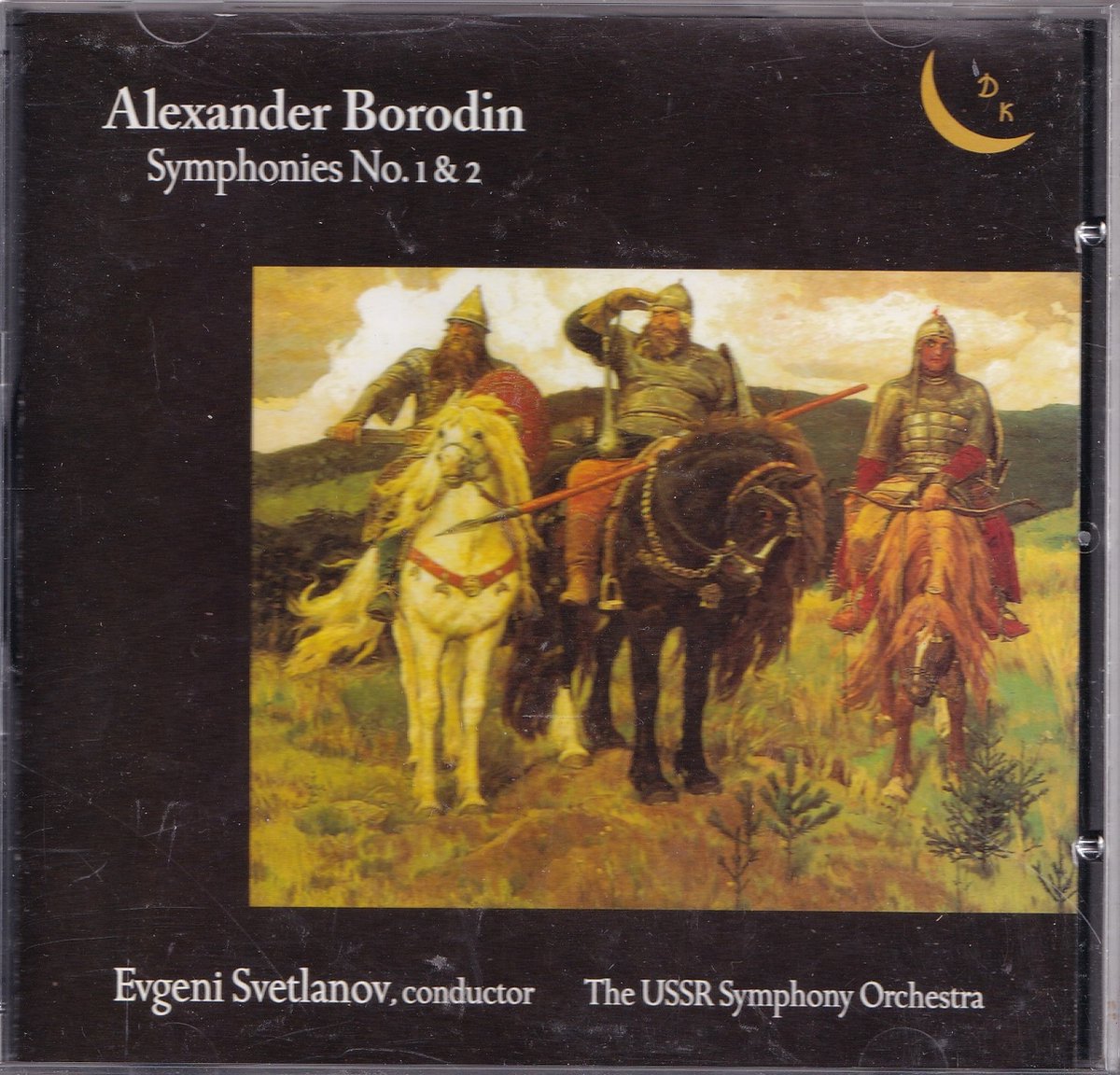 Symphonies 1 and 2 - Alexander Borodin - The USSR Symphony Orchestra o.l.v. Evgeni Svetlanov