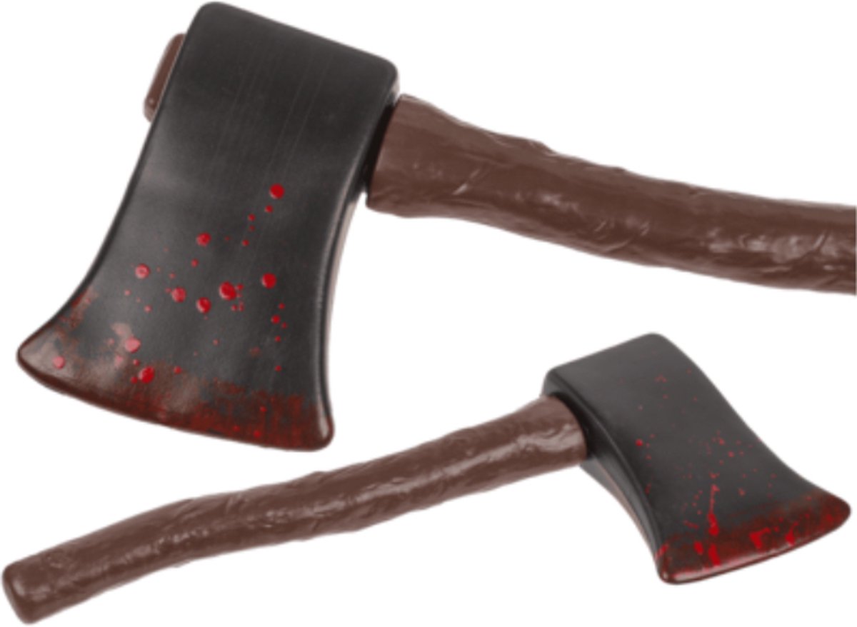 Nep Bijl met Bloed - Halloween Accessoire - 40 x 7 cm - Realistisch