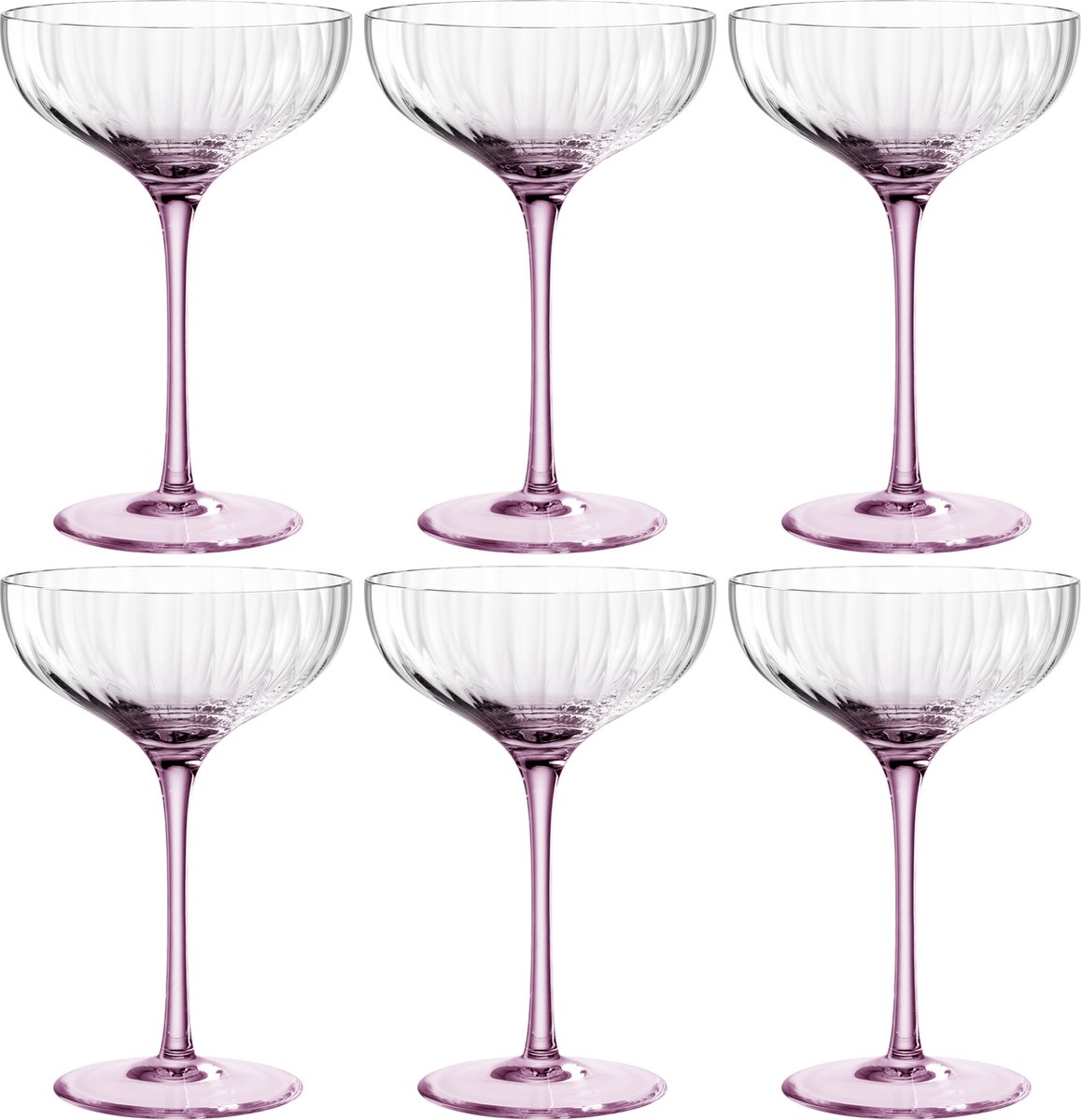 Leonardo Poesia Champagne coupe 260ml rosé - set/6