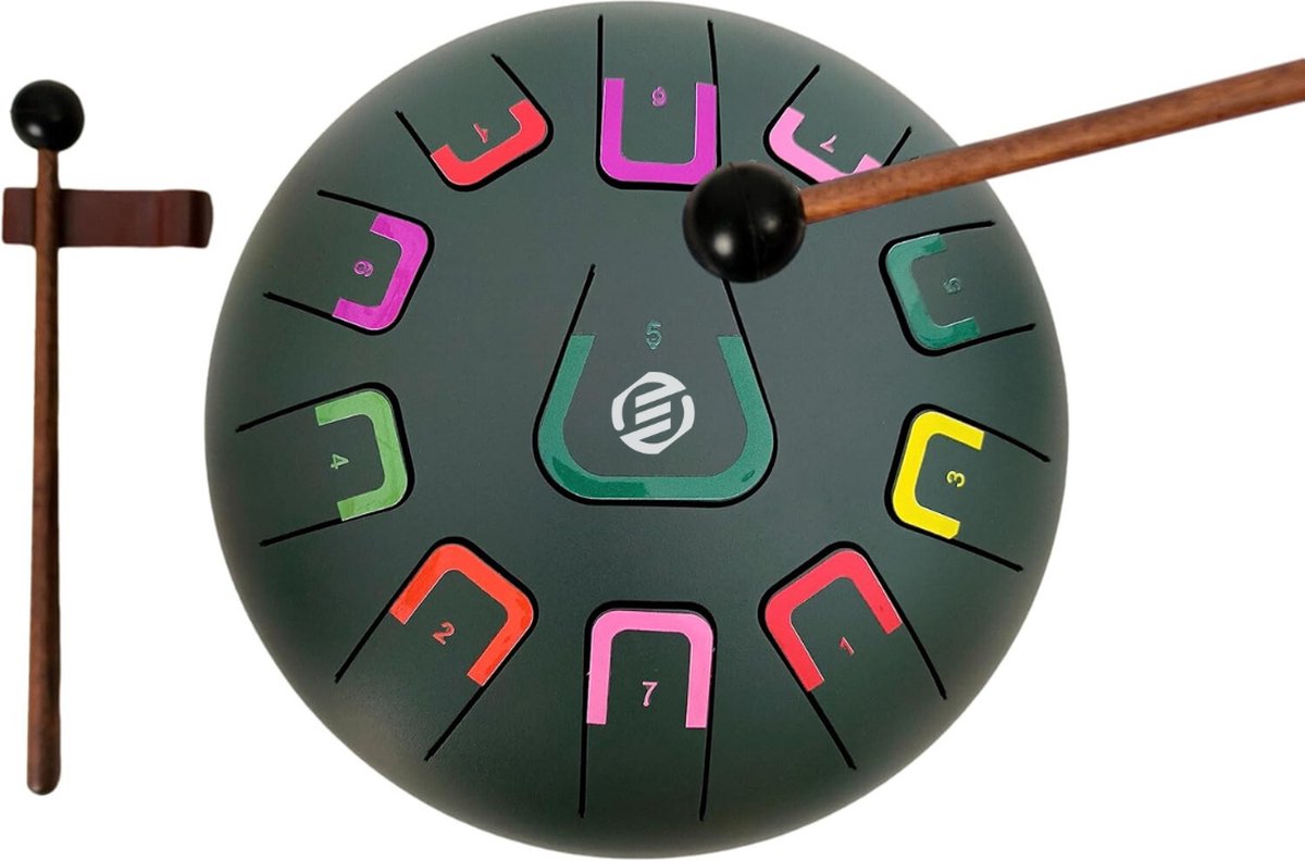 Equivera Regentrommel - Rain Drum - Regentrommel voor Buitentuin - Chakra Trommel - Waterdicht - Meditatie - Yoga - Tuininstrument