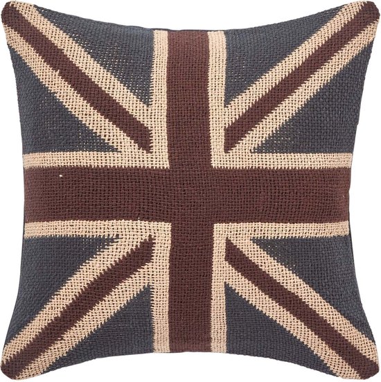 Foto: Homescapes jacquard union jack kussenhoes 45 x 45 cm