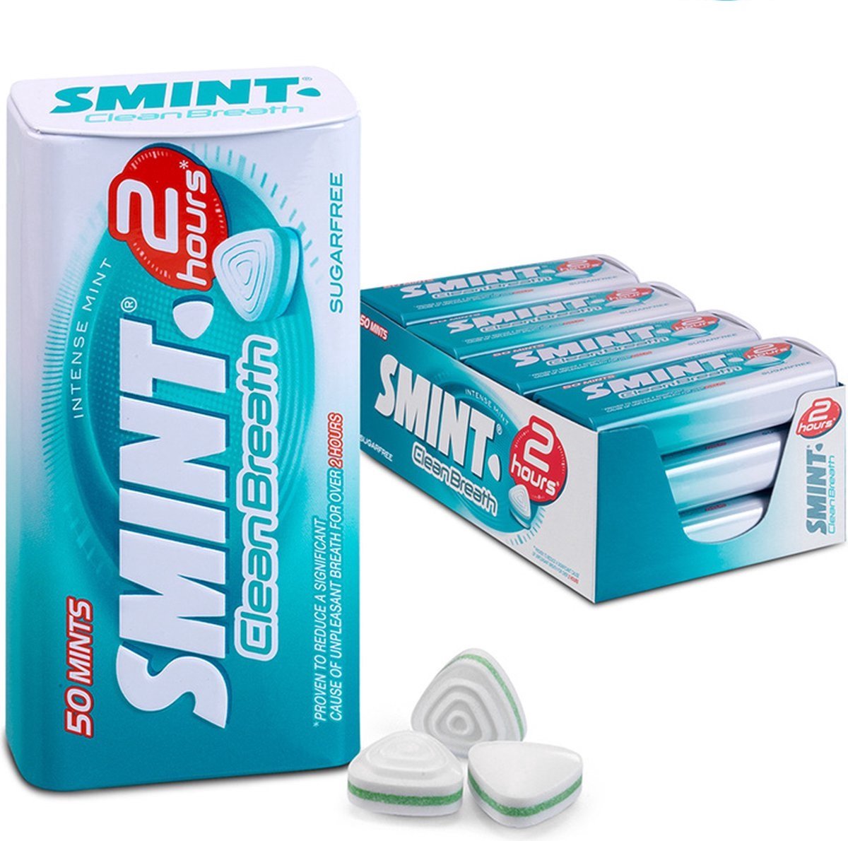 Smint Clean Breath Intense Mint - Frismakers - Suikervrij - 1x12stuks — cadeau in Cadeau-ideeën - foto 2