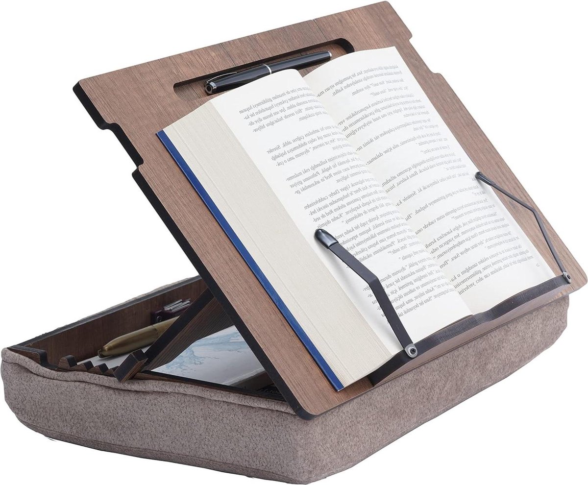 DJAR Beukenhouten boekenstandaard om te lezen, desktop boekhouder lade