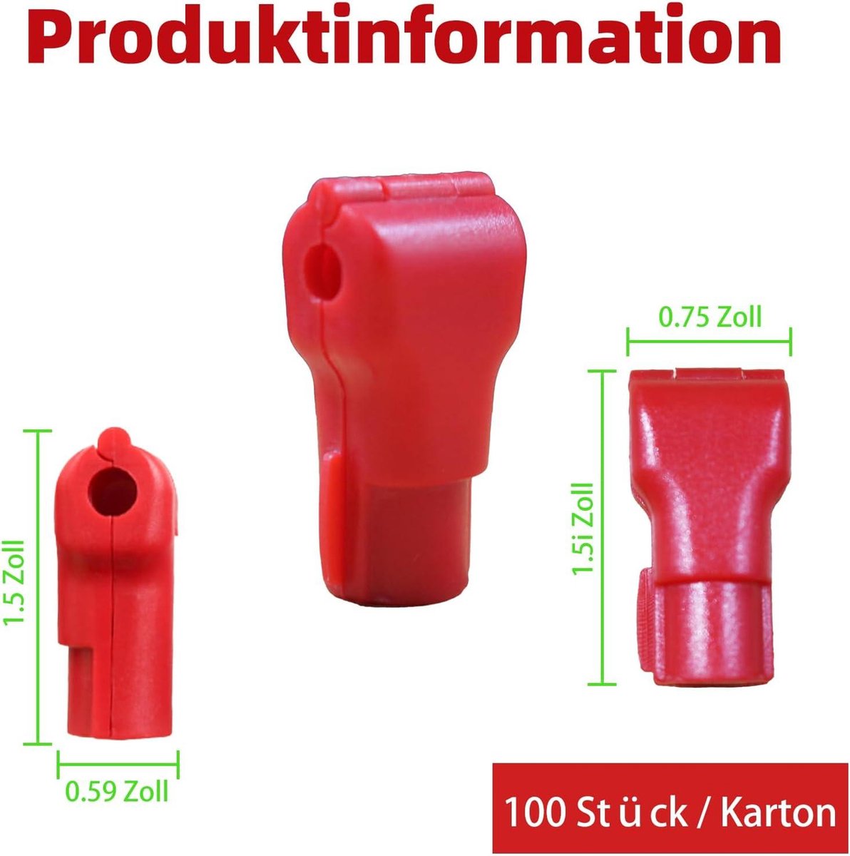 Stop Lock Peg Hook - Veegdiefstalpreventie Draadpen - 100 Stuks Kunststof Rood Veiligheidsslot - Detailhandel Anti-diefstal Display Haakslot - 5mm 4mm Haakslot — cadeau in Cadeau-ideeën - foto 4