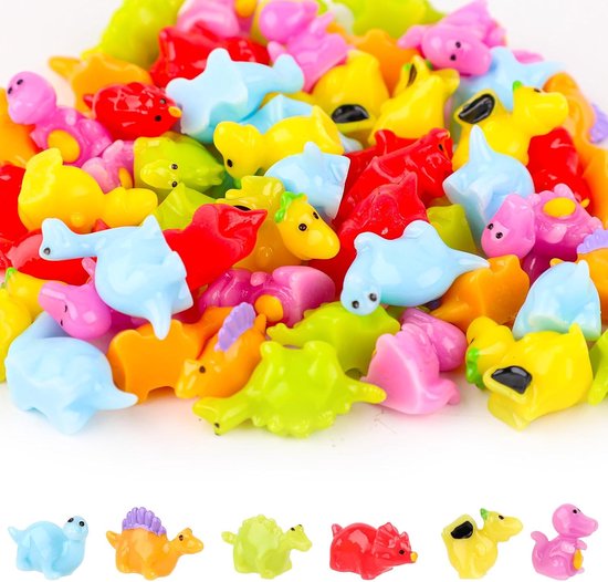 120 Stück Mini-Eidechsen Figuren - Leuchtende Harztiere Für Deko & DIY