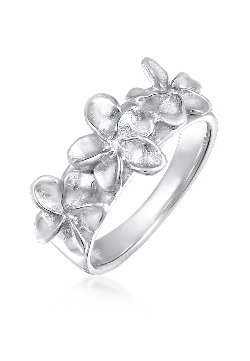 Nenalina - Ring - Damenring Blume Floral Statement 925 Silber - Dames