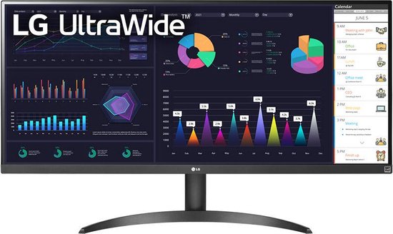 LG 34WQ500-B - Full HD Ultrawide Monitor - IPS - 100Hz - 34 inch