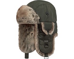 BARTS Kamikaze Unisex Muts - One size - Donkergroen