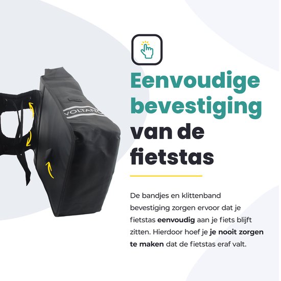 Voltano Dubbele Fietstas Rolltop - Zwart - 48 Liter - 100% Waterdicht - Fietstassen Elektrische Fietsen