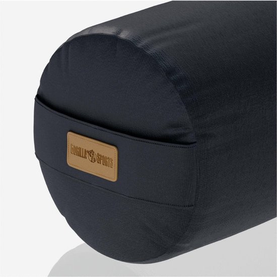 Rouleau de Yoga Gorilla Sports - Méditation - Zwart