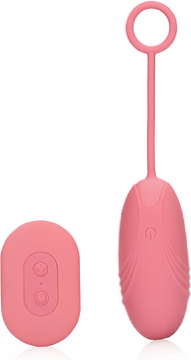 Lusty Toys ® Ultra Zachte Sillicone Egg Vibrator Met Afstandsbediening Roze