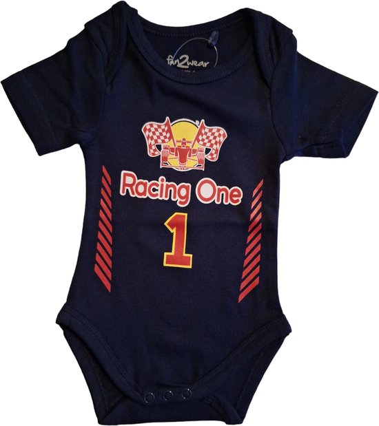 Fun2wear baby Formule 1 Nr 33 Max Verstappen romper korte mouw 74 80 bol