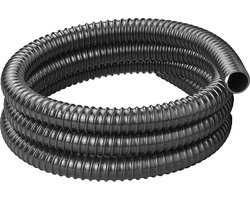 ProPlus Afvalwaterslang - 2,5 m - Afwatering - Temperatuurbestendig - Flexibel en Uittrekbaar - ø 25 mm - Voor het Geleiden van Afvalwater vanuit caravans/campers, vijvers en zwembaden - Afvoerkanaal - Zwart