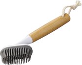 Brosse à vaisselle Pro Plus en silicone 23 cm Ø7 cm x 4 cm bambou