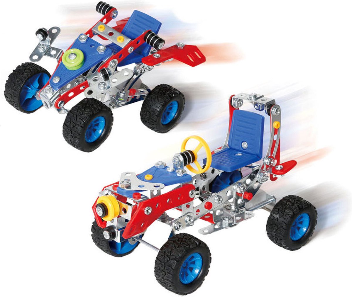 Metalen Constructieset Voertuigen 2in1 Pull Back, 171dlg.