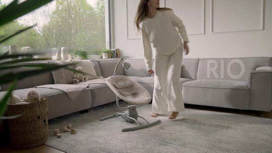 LIONELO Otto Elektrische Baby Wipstoel - Schommelstoel voor Kinderen 0-9 kg | Geluidloze Werking