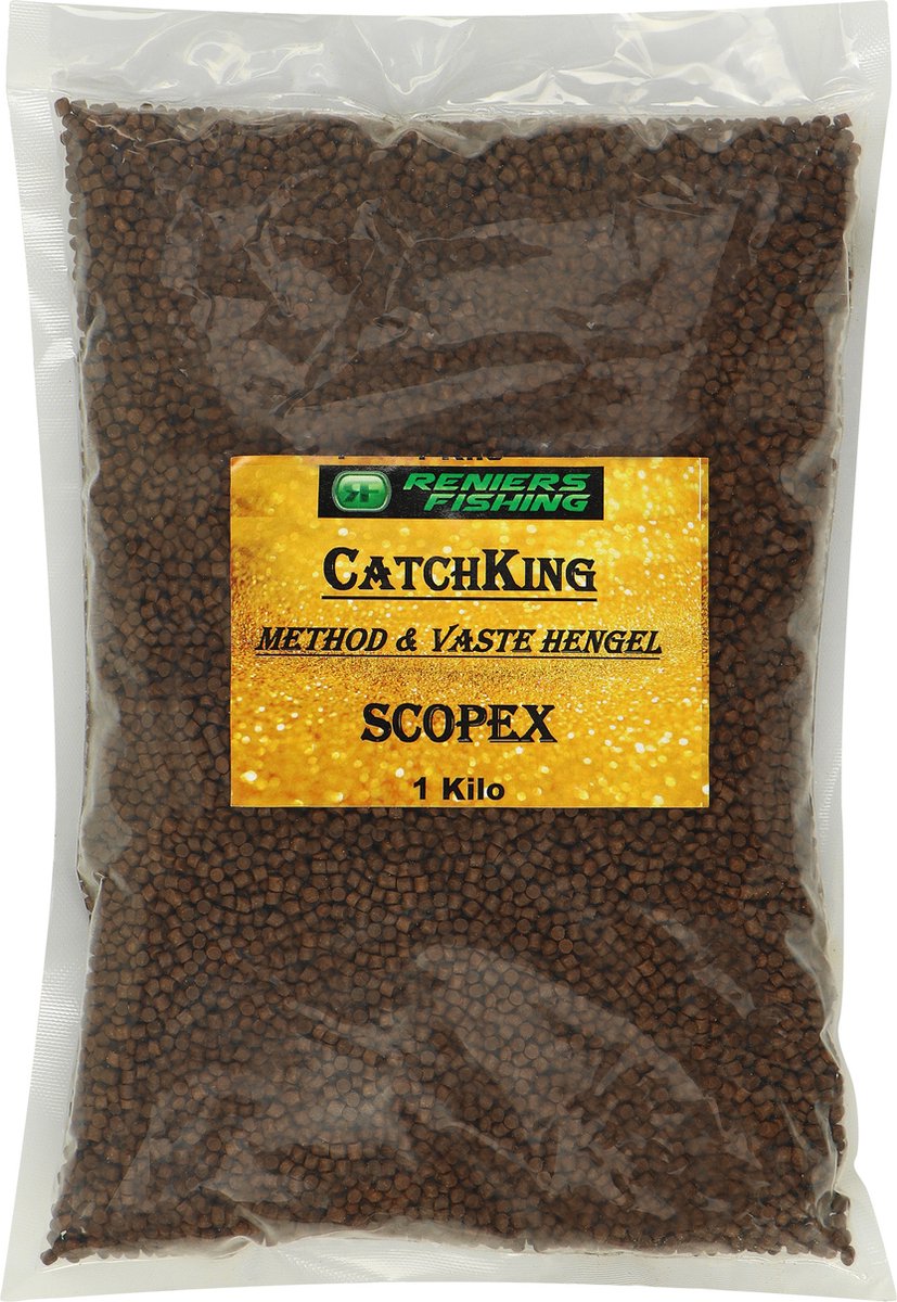 Reniers Fishing Gold Range CatchKing Method Pellets 3mm (1 Kilo) - Smaak : Scopex