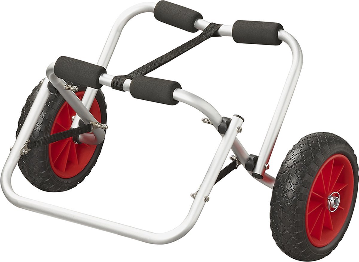 ProPlus Opvouwbare Trolley - Transportkar - 70 x 50 x 24 cm - Veilig Vervoeren - Optimale Bescherming - Eenvoudig Opbergen - Opvouwbaar - Lichtgewicht - Met Brede Banden - Inclusief Spanband - Voor Supboard, Surfplank, Kayak en Kano