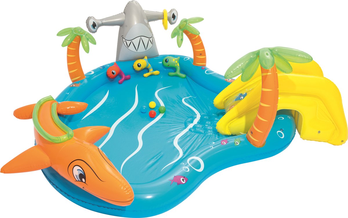 Bestway Speelzwembad Zeedieren - 280x257x87cm — afbeelding 2
