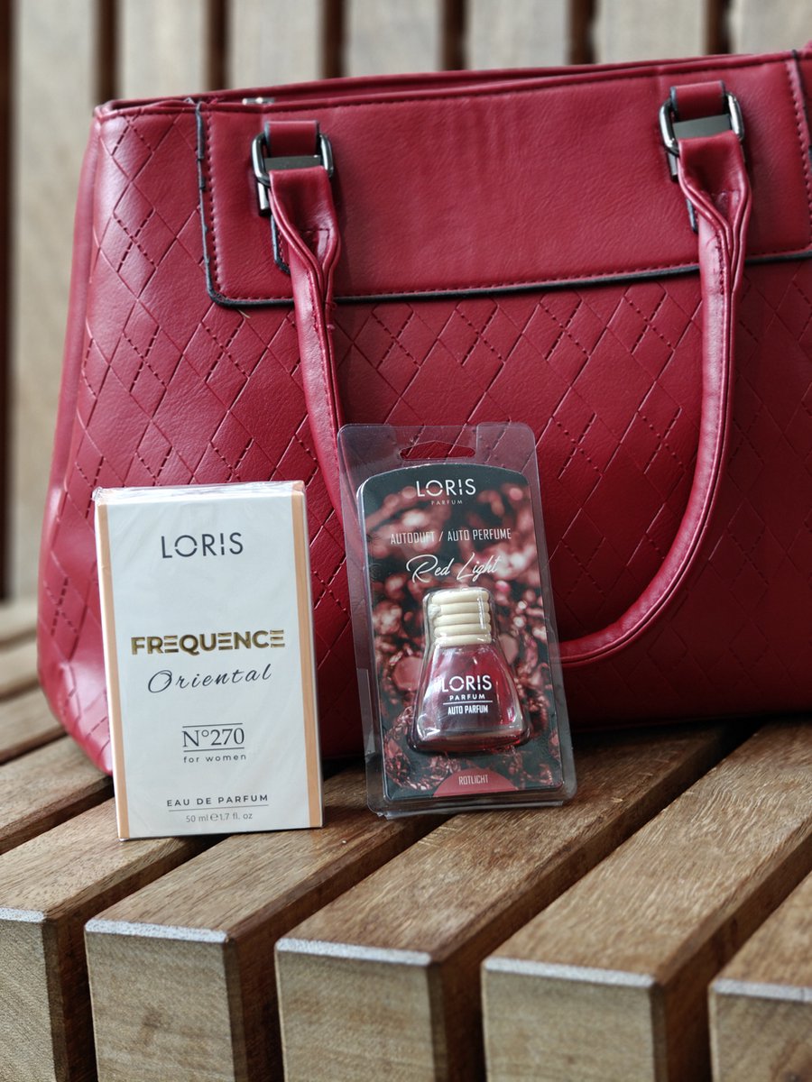 Goedkoopste Loris Parfum Frequence Oriental - 270 - Damesparfum - 50ML - Eau de Parfum 10 ml autogeur