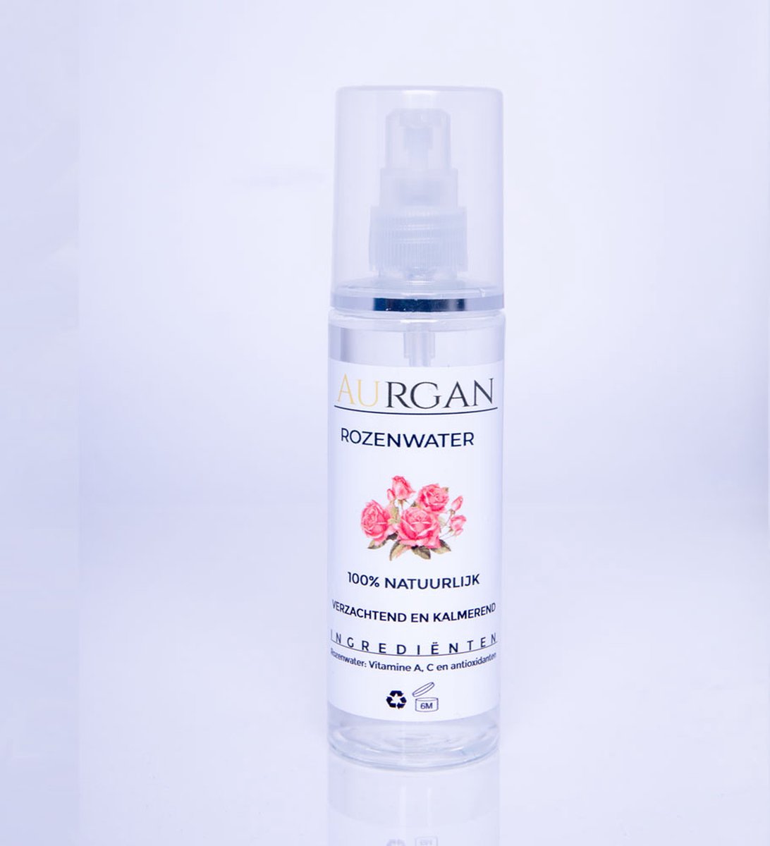 Goedkoopste Aurgan Rozenwater 120 ml - reinigend en hydraterend - onbewerkt - hoge kwaliteit - gezicht & body mist