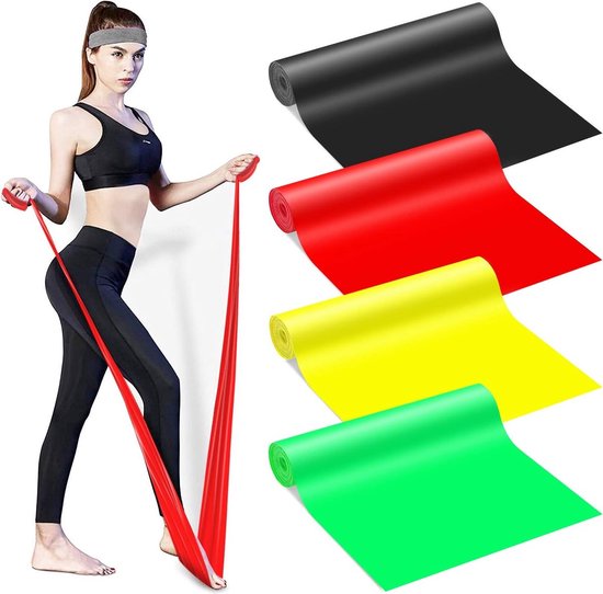 Bestel Hier Uw Weerstandsbandenset, 3 Verschillende Niveaus Fitnessbanden Met Deuranker Handgrepen Beschermhoes Draagtas En Trainingshandleiding Weerstandsbanden Voor Fitness Yoga Krachttraining Voor Mannen En 2