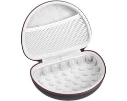Koptelefoon draagtas Geschikt voor T450BT, T500BT, T460BT, harde opbergtas voor on-ear draadloze Bluetooth-koptelefoon (Wit binnenkant)