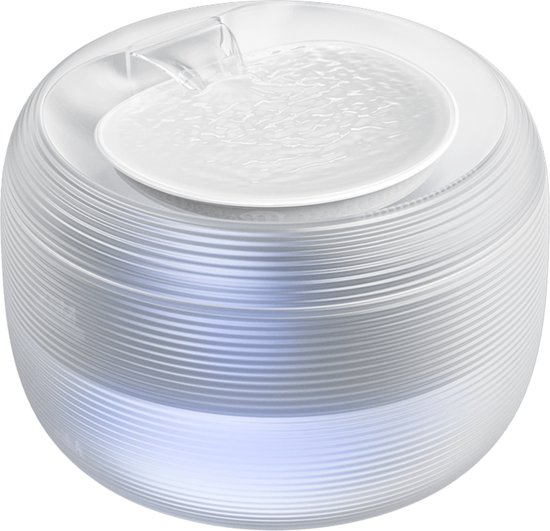 Maxipets ® Deluxe Drinkfontein voor Kat en hond - Drinkfontein kat - Water fontein kat - Waterdispenser - katten fontein - Geruisloos - Wit - Gratis e-book