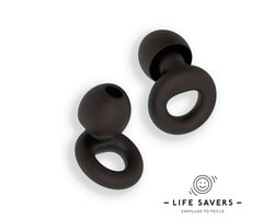 LIFE SAVERS | Earplugs to Focus | Oordoppen om te focussen | Oordoppen om te concentreren | Oordopjes | Concentratie | Focus | Noice Cancelling | 27dB | Zwart