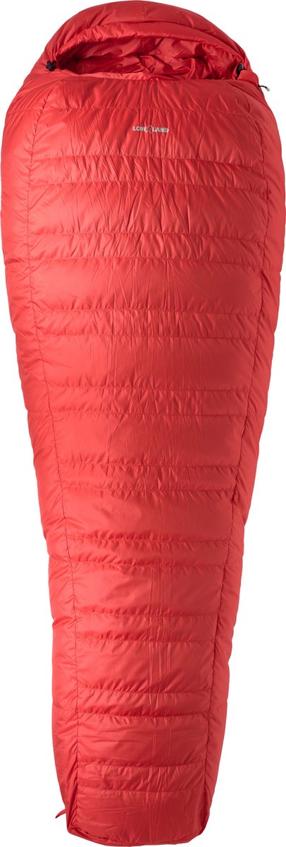 LOWLAND OUTDOOR® Donzen slaapzak - K2 Expedition - 1995 gr - 225 x 80 cm -35°C - Red