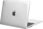 Hoes Geschikt voor MacBook Air 13,6 inch Cover - Hoesje geschikt voor MacBook Air 13,6 inch (2022-2024) Hardcase Transparant - M3 M2 A3113 A2681
