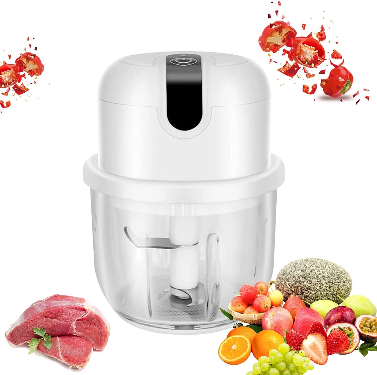 Thuys Hakmolen Food Processor Food Chopper Groentesnijder Hakmolens Groente Chopper Keukensnijder Etensnijder Keuken Accessoires