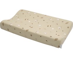 Product: Meyco Baby Forest Animals aankleedkussenhoes - sand - 50x70cm, van het merk 