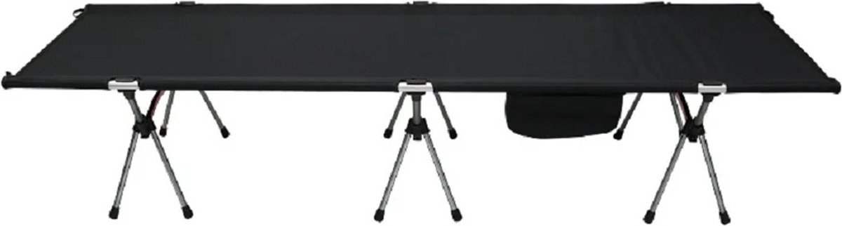 Veldbed - Veldbedden 1 Persoon - Kampeerbed - 190 x 68 x 38 Cm - Stretcher - Inklapbaar Campingbedje - Volwassenen - Zwart
