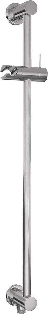 Brauer Chrome Edition glijstang 68.5cm met wandaansluitbocht inbouw gepolijst chroom