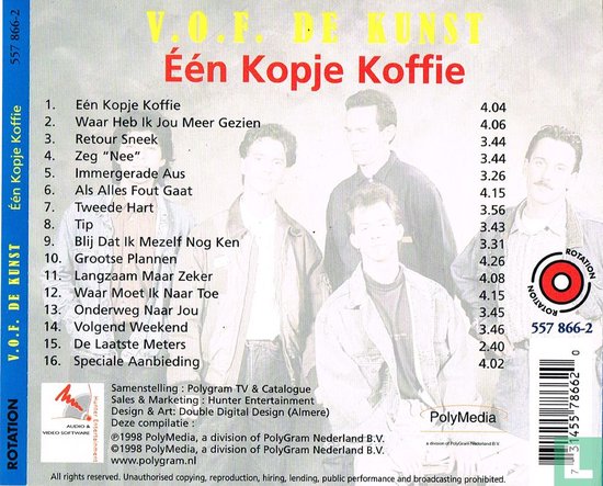Een Kopje Koffie, Vof de Kunst | CD (album) | Muziek | bol