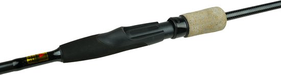 DLT Tabula Rasa Spin - 3-18g - 210cm - 2-Delig - Spinhengel - Roofvishengel - Werphengel - Carbon - Forelhengel - Roofvis - Mat Zwart van DLT — afbeelding 4