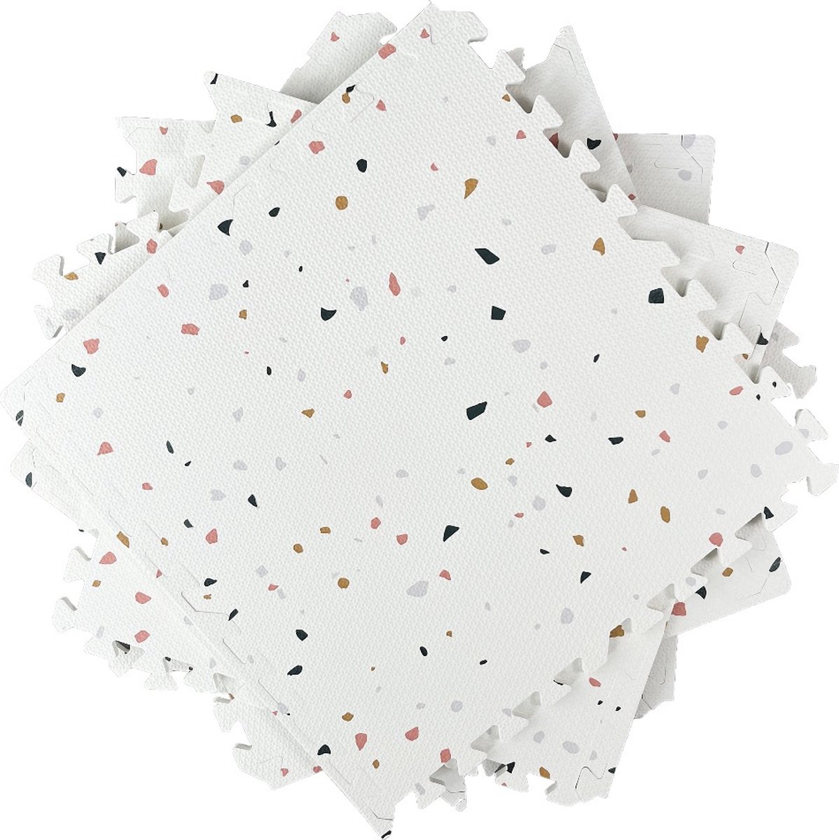 NilaFee® - Speelmat - Foam - Baby - Speelkleed - Kruipmat - 180 x 120 x 1.5 cm - Puzzelmat - Opbergtas - Classic Wit