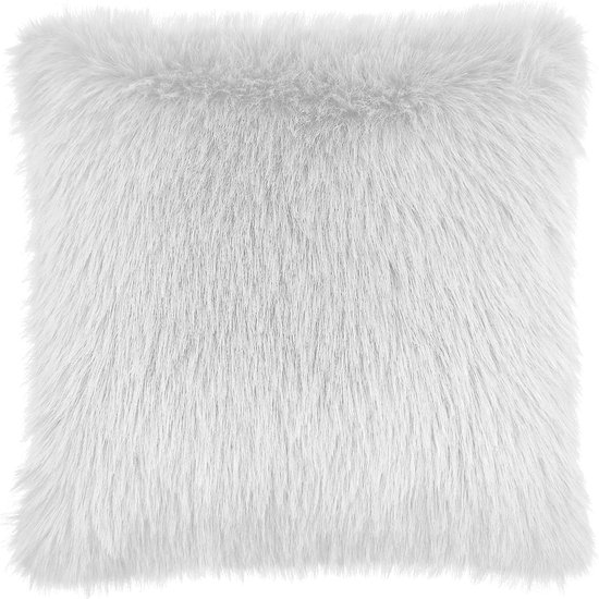 Coussin Heckett & Lane Perle - Sierkussen - Fausse Fourrure - White Misty