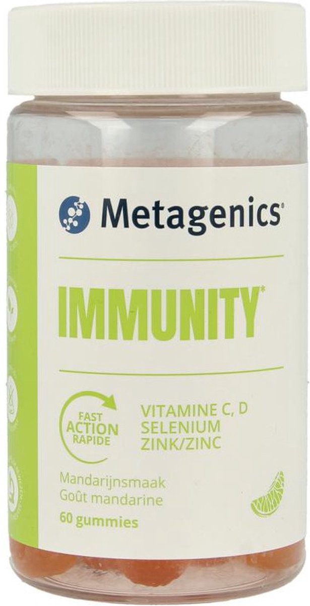 Goedkoopste Metagenics Immunity Gummies Mandarijn 60ST